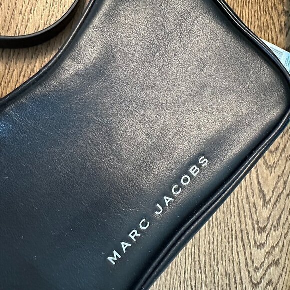 NWT! NEW! MARC JACOBS Tempo Baguette Shoulder Bag -Small Black, Leather, Women - Picture 5 of 13